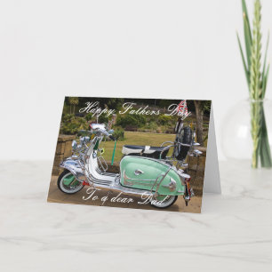 LAMBRETTA SCOOTER FATHERS DAY CARD