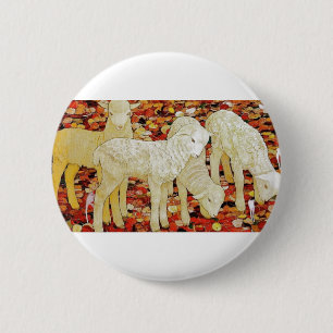 Lambs 2 Inch Round Button