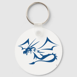 Lambton the Blue Dragon Keychain
