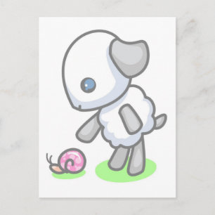 Lamby-Pie Snail Mail Postcard
