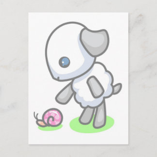 Lamby-Pie Snail Mail Postcard