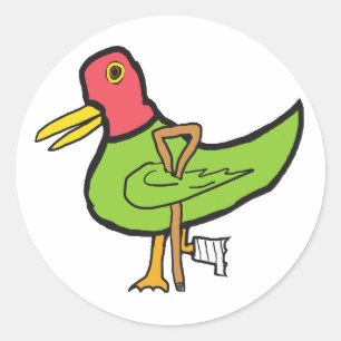 Lame Duck Classic Round Sticker