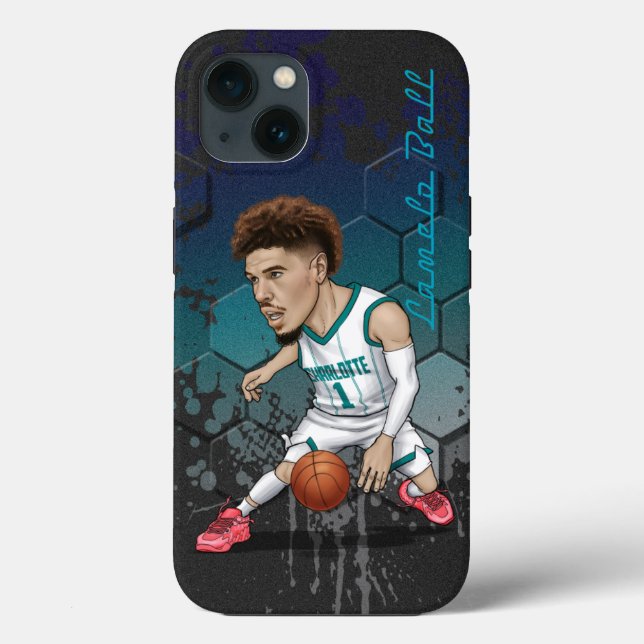 Lamelo Ball Caricature Case-Mate iPhone Case (Back)