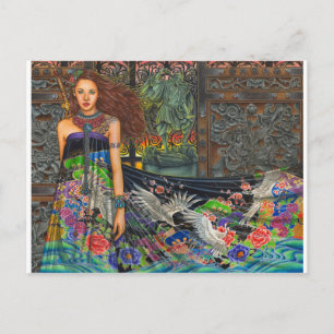 "Lament For The Living" postcard