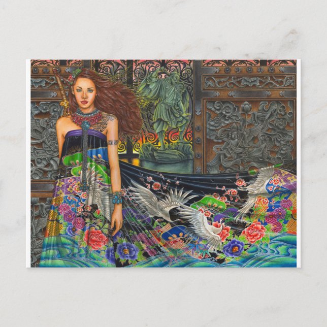 "Lament For The Living" postcard (Front)