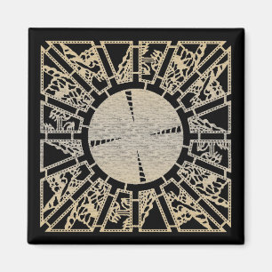 Lament Panel 1 (brass) Magnet