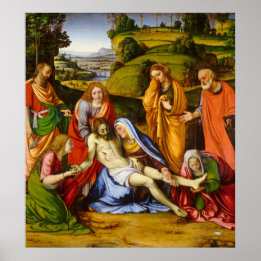 Lamentation - Andrea Solario Fine Art Poster