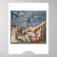 Lamentation By Giotto Di Bondone