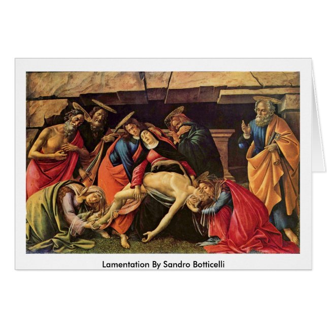 Lamentation By Sandro Botticelli (Front Horizontal)