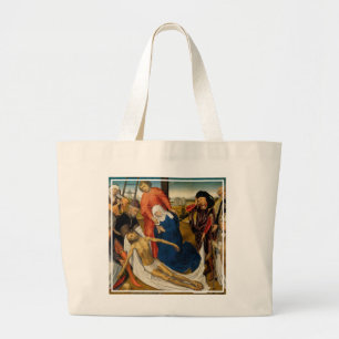 Lamentation over Dead Christ, c. 1460-1464 Large Tote Bag