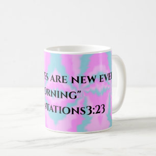 Lamentations 3:23 Christian Coffee Mug