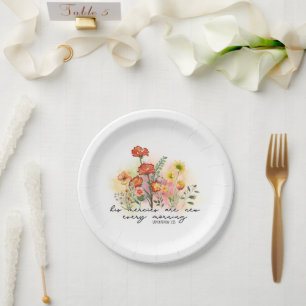 Lamentations 3:23 His Mercies New Every Morning  Paper Plate