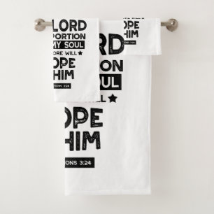 Lamentations 3:24 Le Seigneur est Ma Part Quotes