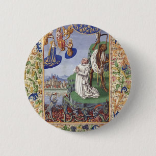 Lamentations de saint Bernard 2 Inch Round Button