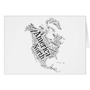 L'Amérique du Nord dans Tagxedo