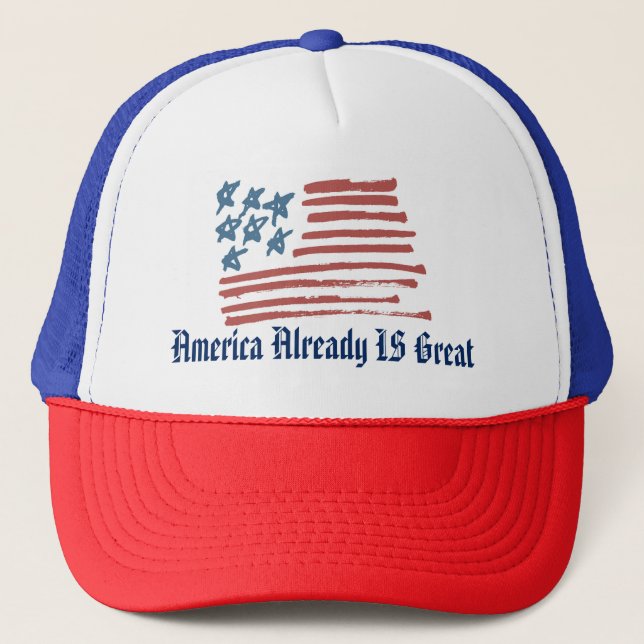 L'Amérique EST déjà grand casquette (Devant)