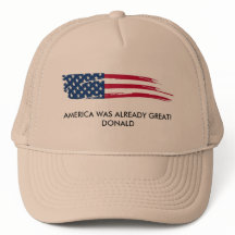 L'Amérique était déjà grande ! Casquette de