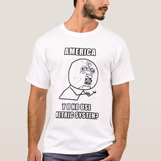 L'Amérique pourquoi vous aucun T-shirt de système (Devant)
