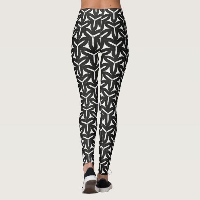 Lames gothiques Leggings Motifs (Dos)
