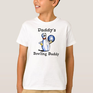 L'ami du bowling du papa badine le T-shirts