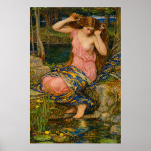 Lamia by John William Waterhouse Poster