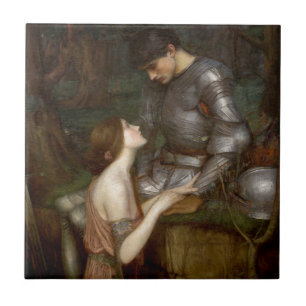 Lamia by John William Waterhouse Tile
