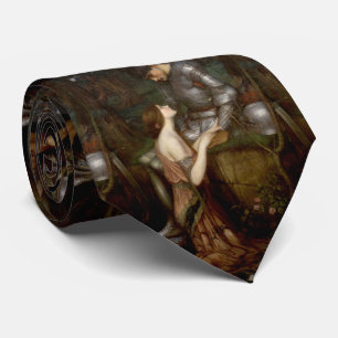 Lamia Painting by J.W. Waterhouse Tie