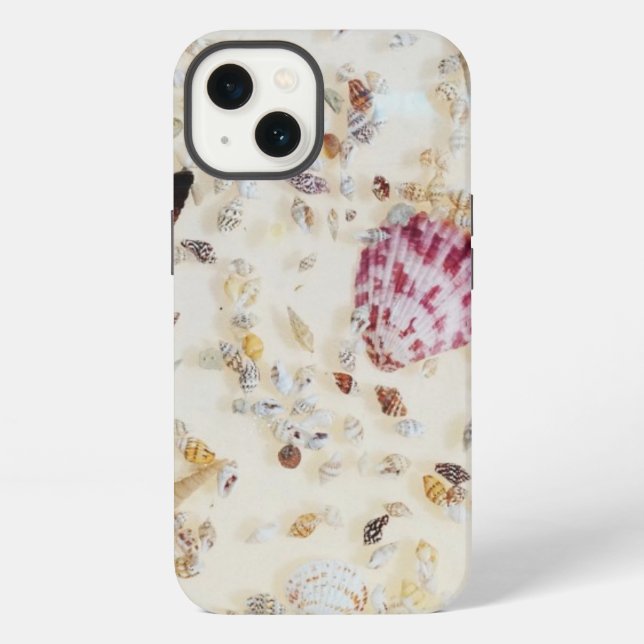 Laminated Colourful Small Sea Shells iPhone Case (Back)