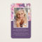 Laminated Peony Floral Memorial Prayer Card