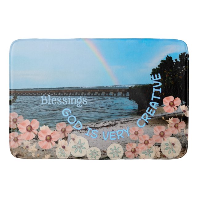Laminated Placemat Bath Mat (Front)