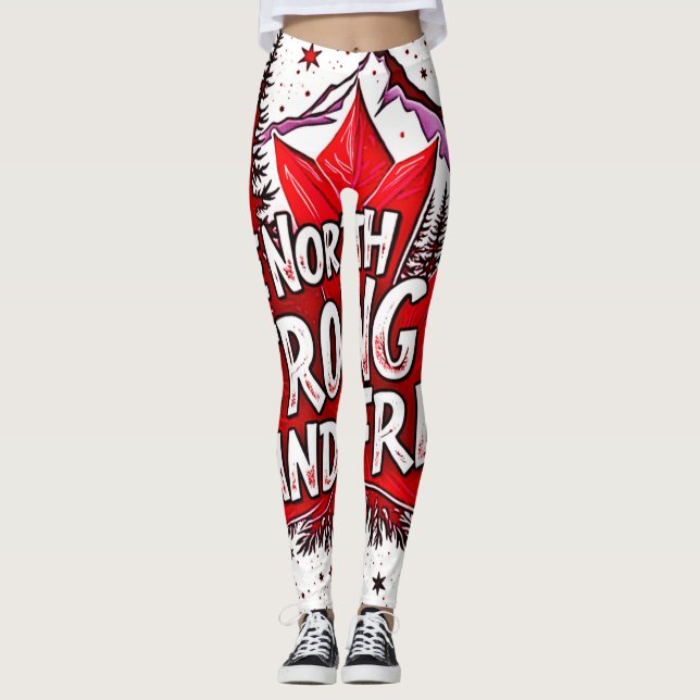 Laminated Placemat Leggings (Front)