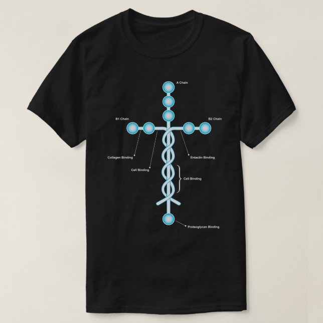 Laminin Christian Hat T-Shirt (Design Front)