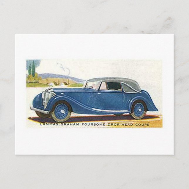 Lammas Graham Foursome Drop Head Coupe Postcard (Front)