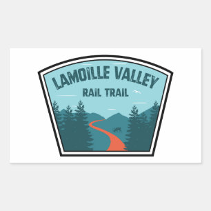 Lamoille Valley Rail Trail Vermont Sticker