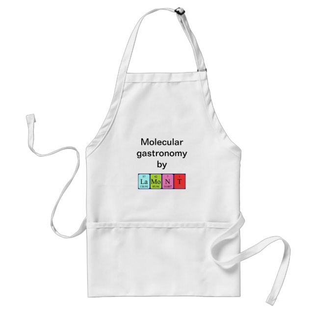 Lamont periodic table name apron (Front)