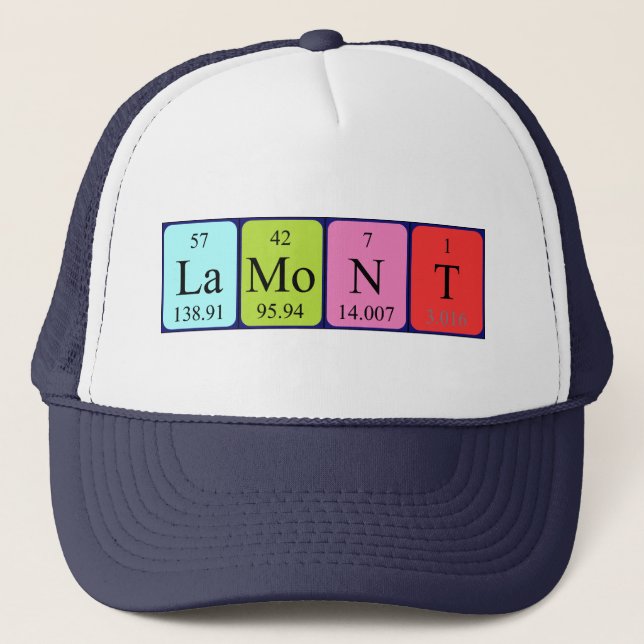 Lamont periodic table name hat (Front)