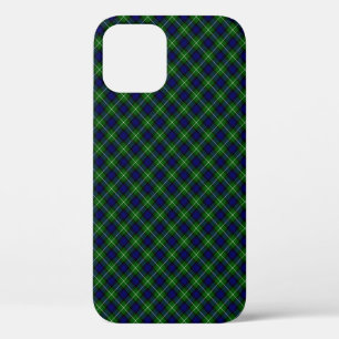 Lamont tartan blue green plaid iPhone 12 case