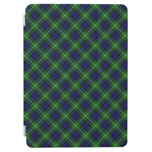 Lamont tartan blue green plaid iPad air cover