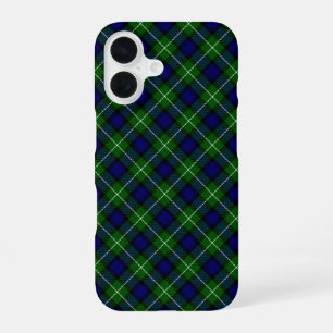 Lamont tartan blue green plaid iPhone 16 case