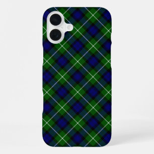 Lamont tartan blue green plaid iPhone 16 plus case