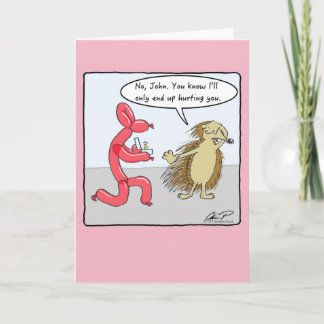 L'amour blesse la carte de Saint-Valentin