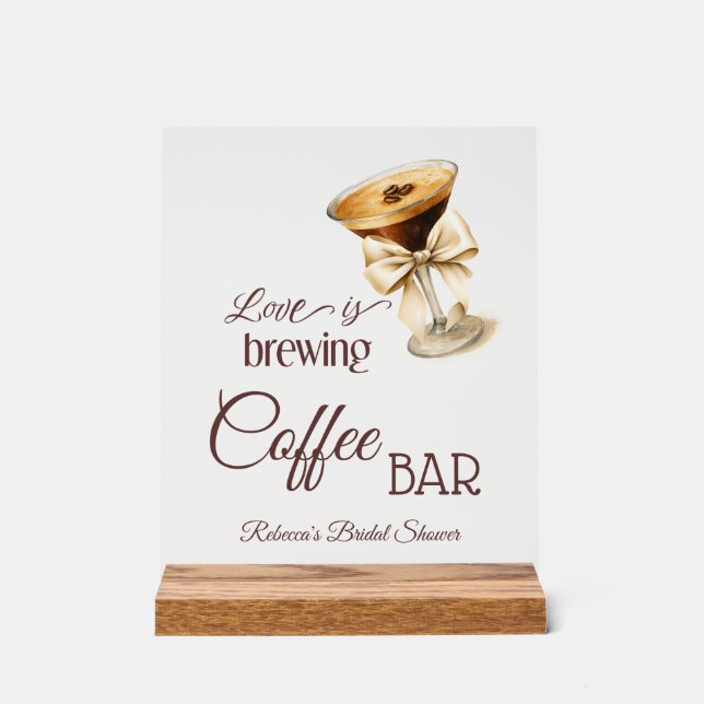 L'amour brasse Bow Espresso Martini Fête des marié (Recto)