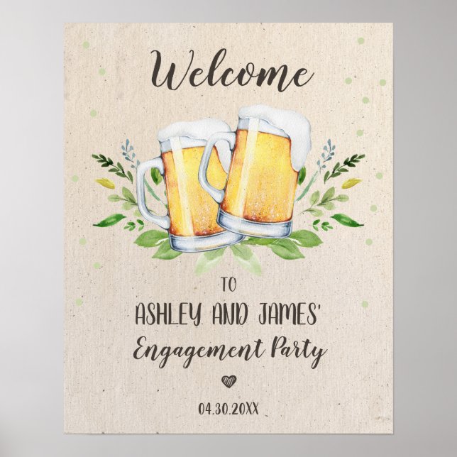 L'amour brasse l'engagement Affiche de bienvenue d (Devant)