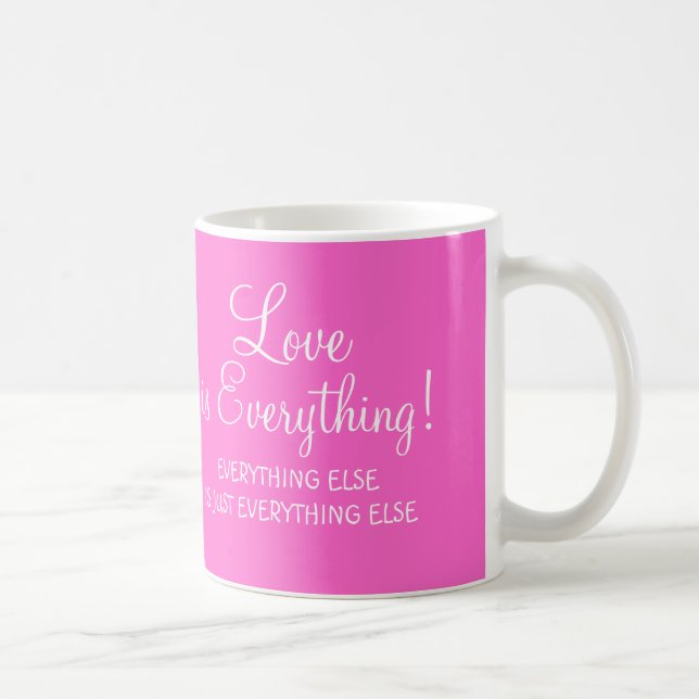 L'amour, c'est tout Mug classique (Droite)