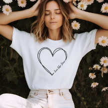 L'amour comme Jésus T-shirt minimaliste