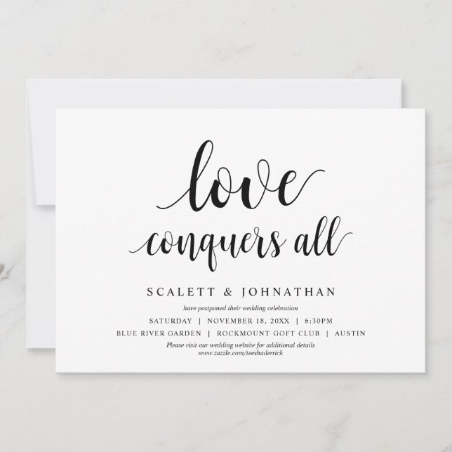 L'amour conquiert tout, le Mariage Change la carte (Devant)