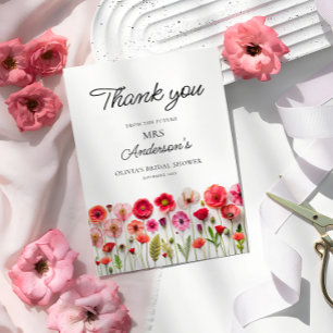L'amour dans la Fête des mariées en fleur Carte de