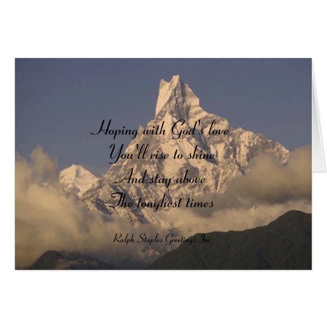 L'amour de Dieu (Devant horizontal)