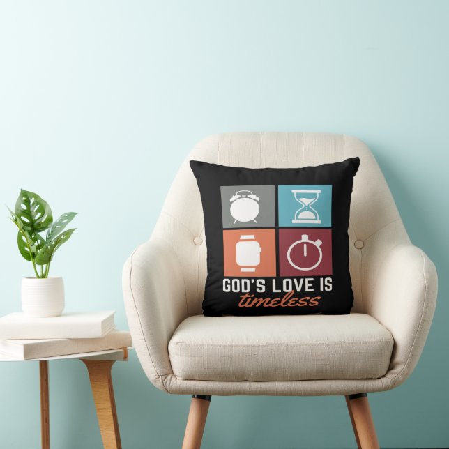 L'Amour de Dieu est un Oreiller à lancer intempore (Chaise)