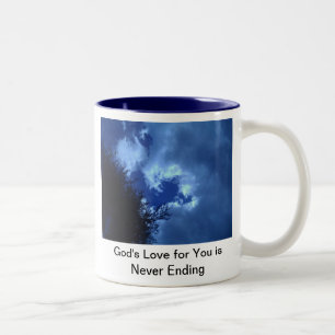 L'Amour de Dieu pour vous ne finit jamais la Mug